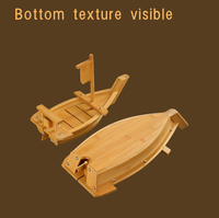 Bateau à Sushi et Sashimi en Bois, Plateau de Présentation pour Sushi, Vente en Gros