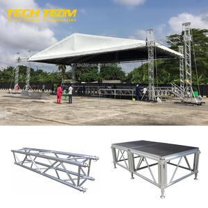 Structure <span class=keywords><strong>de</strong></span> scène en aluminium 400x400mm pour écran, toit, enceintes et système Line Array pour plateforme <span class=keywords><strong>de</strong></span> scène - Product Image 3