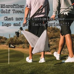 Serviette de golf en microfibre à séchage rapide, écologique, tissée, avec mousqueton, logo personnalisé, nettoyage de la balle, accessoires de sport - Product Image 6