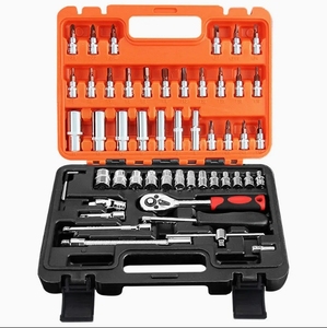 <span class=keywords><strong>Behappy</strong></span> Ensemble d'outils de réparation automobile universel de 37 pièces Clé à tête à dégagement rapide Outils de véhicule pratiques en acier - Product Image 4