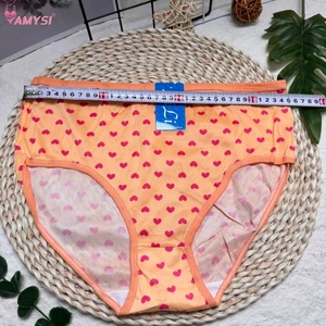 Amysi 556 #   Nouvelle collection 2026 : Ensemble de sous-vêtements pour femmes, motif floral tendance, taille haute, fin, respirant, imprimé, vente en gros - Product Image 4