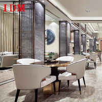 IDM Komplettlösung Hochwertige Massivholz Einzigartiges Design Luxus Hotel- & Restaurant-Möbelsets für Villennutzung