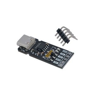 Module USB vers série CH340N TYPE-C, convertisseur de niveau USB vers UART TTL 3.3V/5V, outils de téléchargement et de débogage RX/TX, câble de flashage - Product Image 6