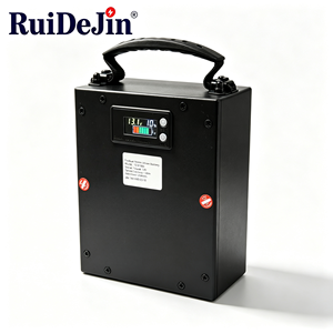 Batería de Litio Portátil de 12V, Diseño Compacto de Plástico, Pantalla de Energía, Batería Compacta para Interiores y Exteriores, Mini Robot de Seguridad UGV - Product Image 2