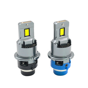 Kit de phares LED ADT D4S D4R, ampoules de phares 3500LM, faisceau haut et bas, blanc super lumineux, ampoules de phares LED de taille mini 1:1, remplacement d'ampoules halogènes - Product Image 1