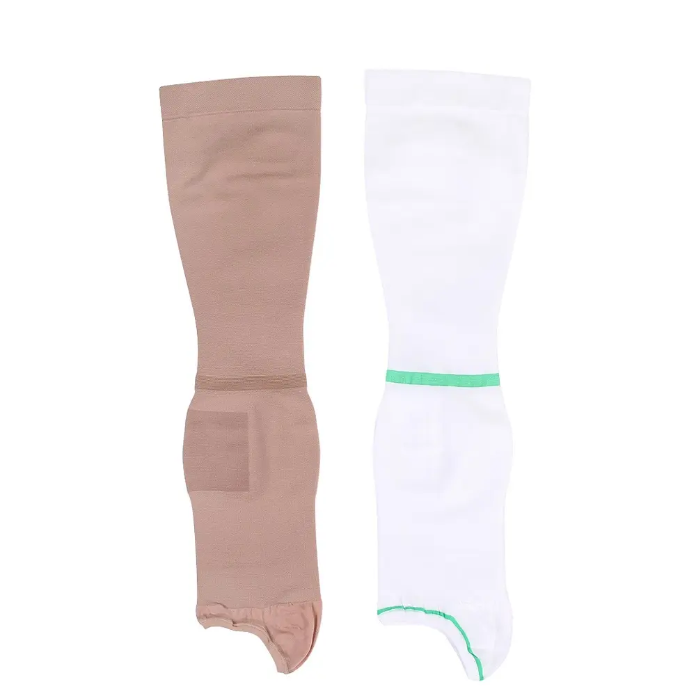 Bas de compression médical anti-embolie de 15 à 21mmhg, hauts anti-embolie en Latex médical pour femmes enceintes