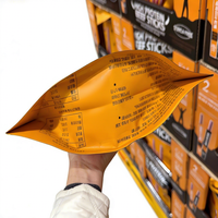 Sachet d'emballage personnalisé biodégradable pour aliments secs, noix, sushi, chips de pommes de terre, sucre, avec fermeture éclair hermétique et design sur mesure