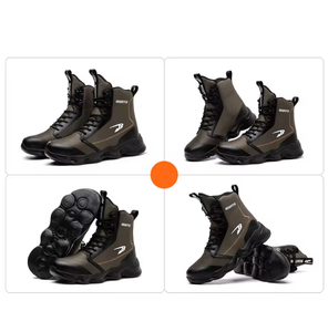 Zapatos de Seguridad Impermeables y Antideslizantes de Alta Calidad para Hombre, Zapatos de Trabajo <span class=keywords><strong>Baobao</strong></span> Resistentes a Pinchazos con Punta de Acero - Product Image 1