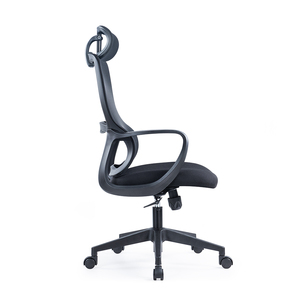 Venta directa de fábrica, silla ejecutiva de malla con respaldo alto, Oficial giratorio ajustable, silla de oficina para personal sentado - Product Image 3