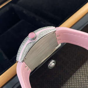 Reloj mecánico automático de alta calidad, deportivo, ovalado, de lujo, con bisel de diamantes clásico, correa de caucho, calendario luminoso. - Product Image 3