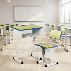 Ensemble de chaises et tables d'école ergonomiques, bureau d'école personnalisé et ensemble chaise-bureau pour adultes - Product Image 4