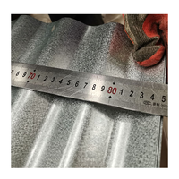 Vente flash - Tôle d'acier galvanisée Z90 de 0,45 mm, revêtement en zinc, tôle de toiture ondulée en métal bon marché