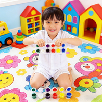 Jouets de peinture DIY, créativité pour enfants, kit de peinture acrylique personnalisé, vente en gros, peinture non toxique DIY qui brille dans le noir