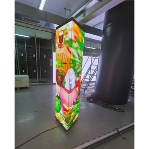 P1.56 <strong>Three</strong> <strong>Side</strong> LED Video Advertising Panel <strong>Sign</strong> Board Floor Stand LED <strong>Display</strong> Commercial Advertising LED Screen Billboard - Product Image 1