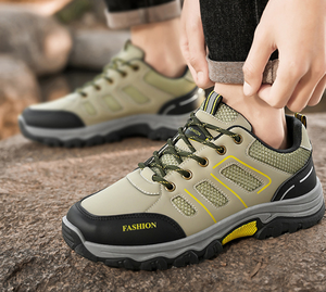 Zapatillas de Moda para Hombre con Parte Superior de Malla Transpirable, Zapatos para Caminar, Senderismo y Trekking, Antideslizantes, Gran Venta en China - Product Image 3