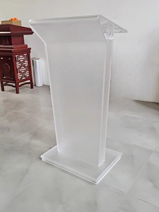 Acrylic trắng Matt PODIUM Nhà thờ bục giảng với Christian Nhà thờ qua Acrylic Bục Giảng Bục Giảng nền tảng Acrylic Bục Giảng - Product Image 5