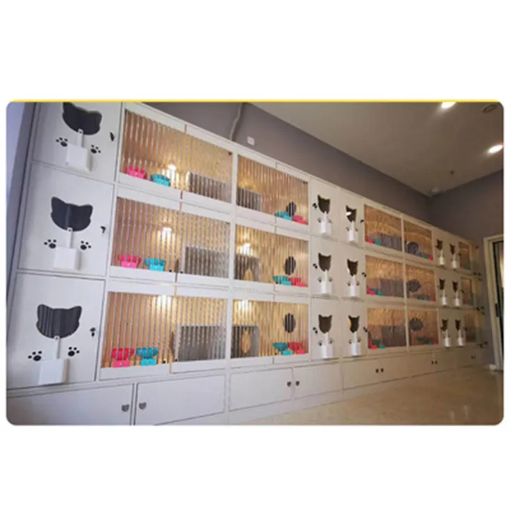 Fabrieksfabrikant Hot Selling Pet Cages Huisvest Multifunctionele Grote Kattenvilla Huis Kattenvilla