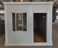 Maison de conteneur pliable en forme de Z en panneau sandwich en acier préfabriqué modulaire minuscule bureau à domicile