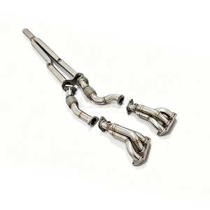 Collecteur d'échappement complet avec tuyau avant en acier inoxydable haute performance pour VW <span class=keywords><strong>Golf</strong></span> <span class=keywords><strong>4</strong></span> R32 MK4 3.2L 2002-2005 - Product Image 5
