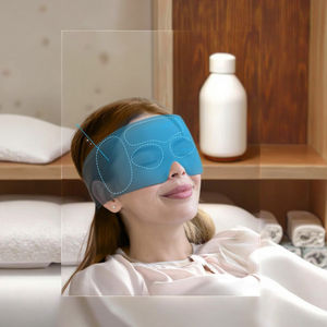 स्लीप कूलिंग स्लीप मास्क धोने योग्य पुनः प्रयोज्य नेत्र मास्क धोने योग्य पुनः प्रयोज्य आंखों के लिए नरम बर्फ पैक जेल ठंडा कंप्रेस चिकित्सा - Product Image 3