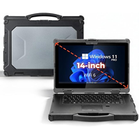 Portátil Robusto de 14 Pulgadas RLX14 con Windows 11 Pro, I5-1235U, 16GB+512GB SSD Reemplazable, 1000 Nits, Batería Intercambiable en Caliente, IP65