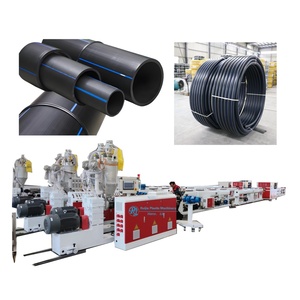 HDPE PPR Gas Suministro de agua Drenaje Conducto de aguas residuales <span class=keywords><strong>Tubo</strong></span> Máquina de extrusión Línea Doble cavidad Núcleo Tornillo Motor Gear ABS PP PE - Product Image 1