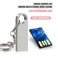 Flash Drive USB 2.0 logam, Flash Drive 8GB hingga 128GB dengan stik memori, Usb murah, Flash Drive USB stok baru