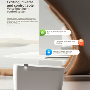 Toilette intelligente de luxe à jet <span class=keywords><strong>autonettoyant</strong></span>, faible entretien, pour projets de salons VIP d'aéroports - Product Image 4