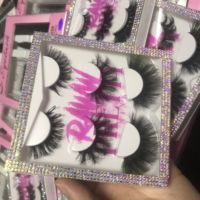 Vente en gros de faux cils humains Cils 20mm Lash Fluffi Pestaas Mink Strip Natural Russian Faux Mink Lashes Wholesale Eyelash Mink