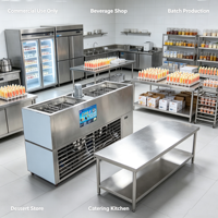 Commerciële Ijslollymaker Machine Zuid-Afrika Ijslolly Machine