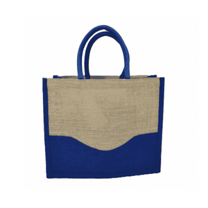 Sac fourre-tout réutilisable en jute naturelle durable, motif lettres, taille moyenne, logo personnalisé pour les courses, les magasins de détail et les supermarchés - Product Image 1