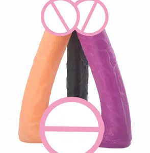 FAAK81 Dildo Mirip Asli 42Cm, Mainan Seks Dewasa Ukuran King Penis Besar Super Besar Tebal Dildo Terbesar