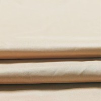 Polyester noir léger 100% T du blanc 210 tissu de doublure de pongé teint par plaine pour des doublures de vêtement