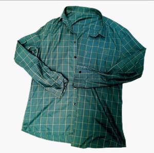 MS001-1甲级二手男士休闲棉长袖衬衫免费尺码低价夏秋二手衣服批发 - Product Image 3