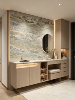 Dalle de marbre naturel bleu ciel de Chine, marbre bleu gris poli pour panneau mural, revêtement de sol, comptoir, projet de villa et d'hôtel