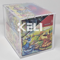 Présentoir en acrylique pour Pokémo Mini Vitrine en étain Anglais Poke Mon Booster Pack Acrylique
