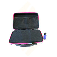 Étui de transport rigide en EVA pour huiles essentielles, organiseur de voyage avec insert en mousse pré-découpé pour flacons d'huiles essentielles