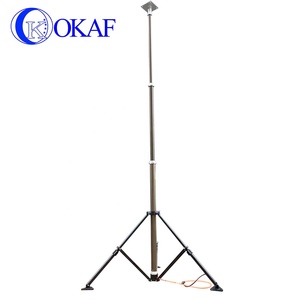 OKAF Palo Telescopico Pneumatico Personalizzato 3-20M con Treppiede per Antenna Radio e Torre di Comunicazione - Product Image 2