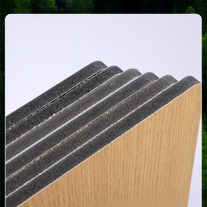 Tablero de Cristal de Bambú Ranurado <span class=keywords><strong>y</strong></span> Flexible de 5mm <span class=keywords><strong>y</strong></span> 8mm, Compuesto de Piedra <span class=keywords><strong>y</strong></span> Plástico de Doble Capa, Proceso de Coextrusión, Resistente a las Grietas - Product Image 2