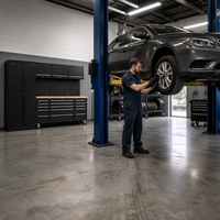 Armoires à outils de garage mobiles robustes pour atelier, en acier laminé à froid, OEM, chariot à outils modulaire, poste de travail combiné