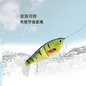 ODS – appât artificiel en plastique dur avec queue de poisson, appât artificiel idéal pour l'alose, Wobbler coulant, 170mm, 70g - Product Image 4