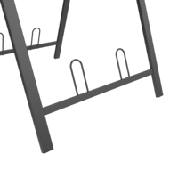 Cintre en tissu solide pliable promotionnel Dyer Airer pour espace de blanchisserie balcon métal résistant en forme d'aile étendoir à vêtements