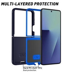 Étui de protection robuste triple défense antichoc pour Samsung Flip 7 Fold 6 5 4 3, coque arrière de protection robuste pour téléphone portable - Product Image 3