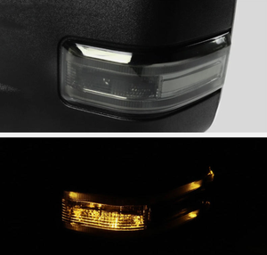 Rétroviseurs de remorquage XMAXVISION pour F150 2004-2006 avec feux de signalisation LED, chauffants électriquement, neufs, noirs, garantie 1 an - Product Image 3