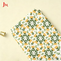 Tissu en popeline de coton imprimé numérique personnalisé, tissage uni, motif floral, en rouleau, pour vêtements et robes