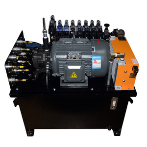 Système de station hydraulique Kant 14MPA 150 Bar 100L, pompe à palettes à pression variable en acier haute pression pour usinage robotisé - Product Image 3