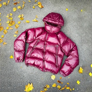 Veste d'hiver personnalisée en duvet matelassé avec capuche amovible, fermeture éclair inclinée, manteau chaud en duvet matelassé imperméable pour homme - Product Image 1