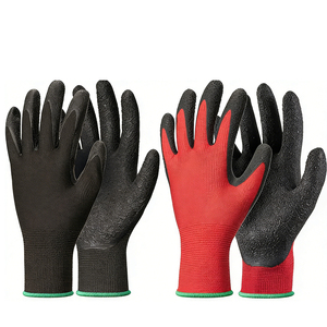 Gants de sécurité enduits de latex, antidérapants, à surface gaufrée, pour la construction et la maçonnerie - Product Image 2