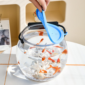 Bassin à poissons rouges en plastique transparent écologique le plus vendu, seau à poissons d'eau douce pour jeux aquatiques extérieurs, design élégant et portable - Product Image 4