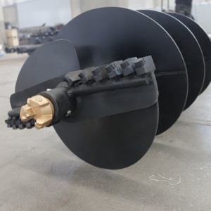 S4-100 100mm diamètre De Tungstène/Tarière Rock pour Petite Pelle Skid Steer Loader Camion Grue - Product Image 2